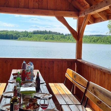Tatarak Domki Na Mazurach - Apartament Z Duzym Tarasem Nad Jeziorem Walpusz Stare Kiejkuty Esterno foto