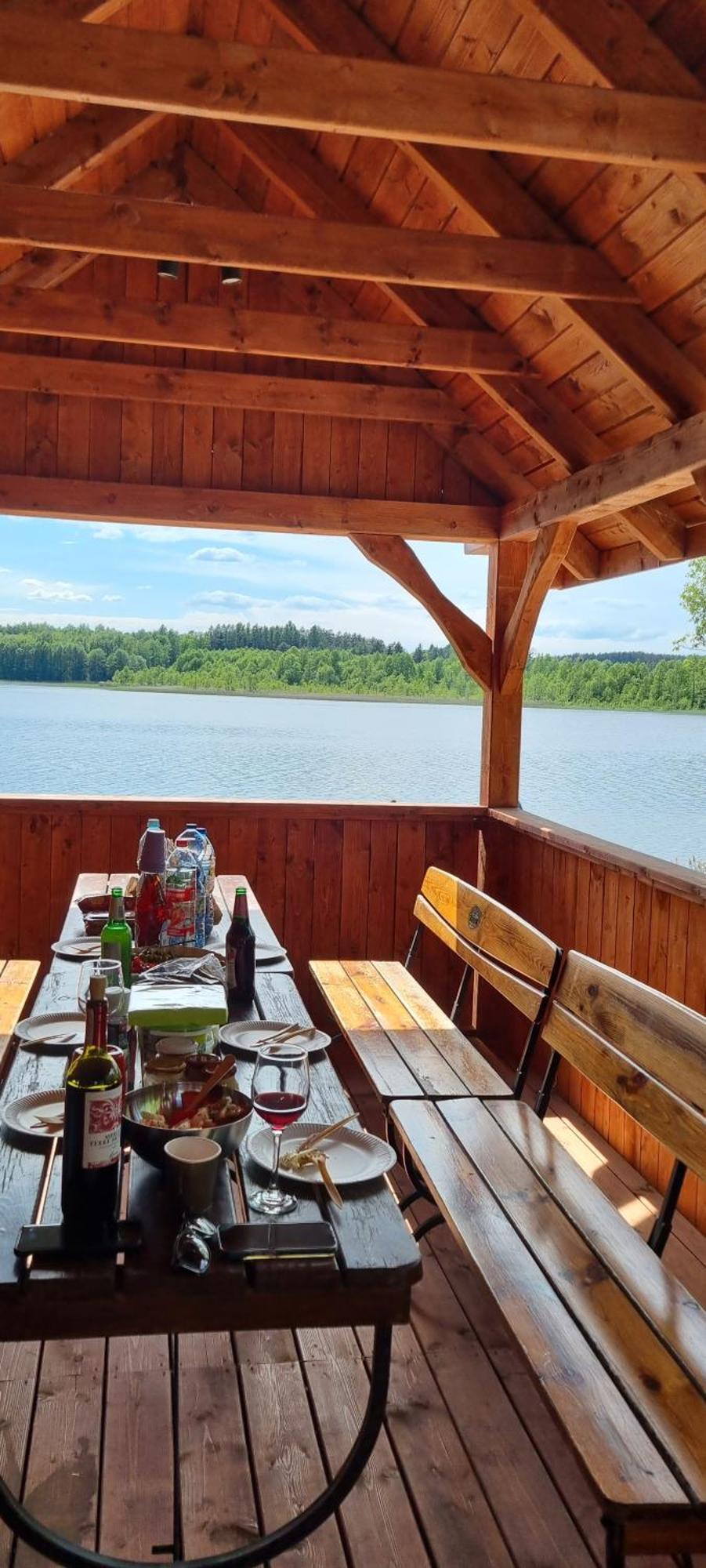 Tatarak Domki Na Mazurach - Apartament Z Duzym Tarasem Nad Jeziorem Walpusz Stare Kiejkuty Esterno foto
